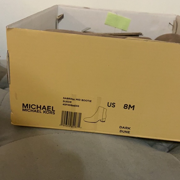 Michael Kors Sabrina Mid Bootie Suede - Picture 6 of 6